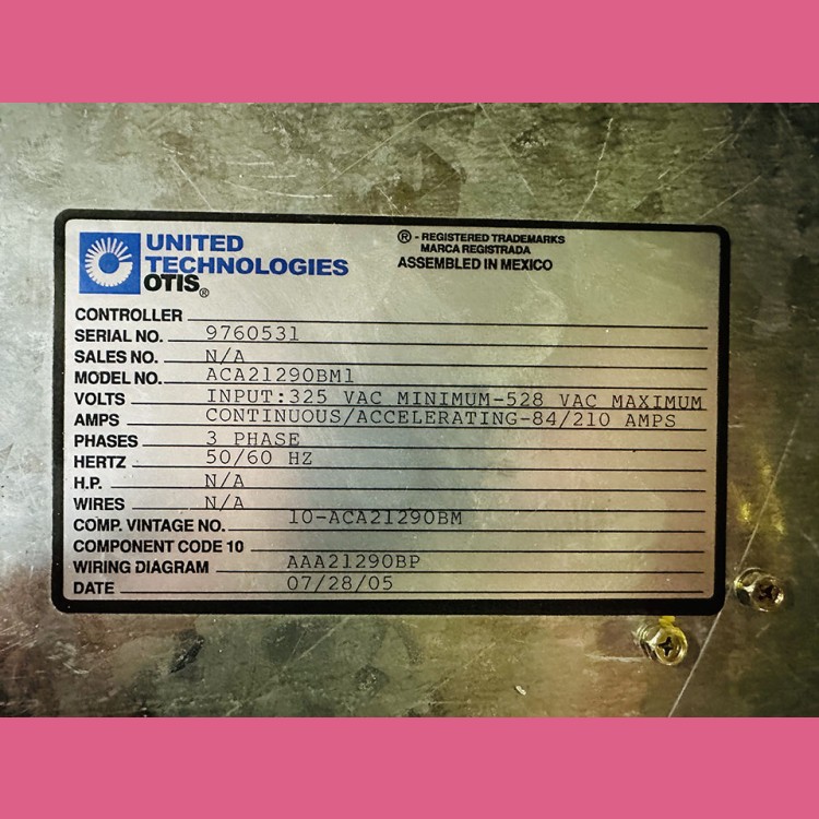 Частотный преобразователь OVF30 DBSS 32kW 210A ACA21290BM1 Otis (уцененный)