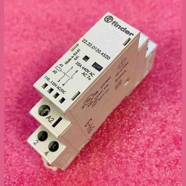 Контактор модульный 120В АС/DC 25А 1з+1р 22.32.0.120.4520 Finder