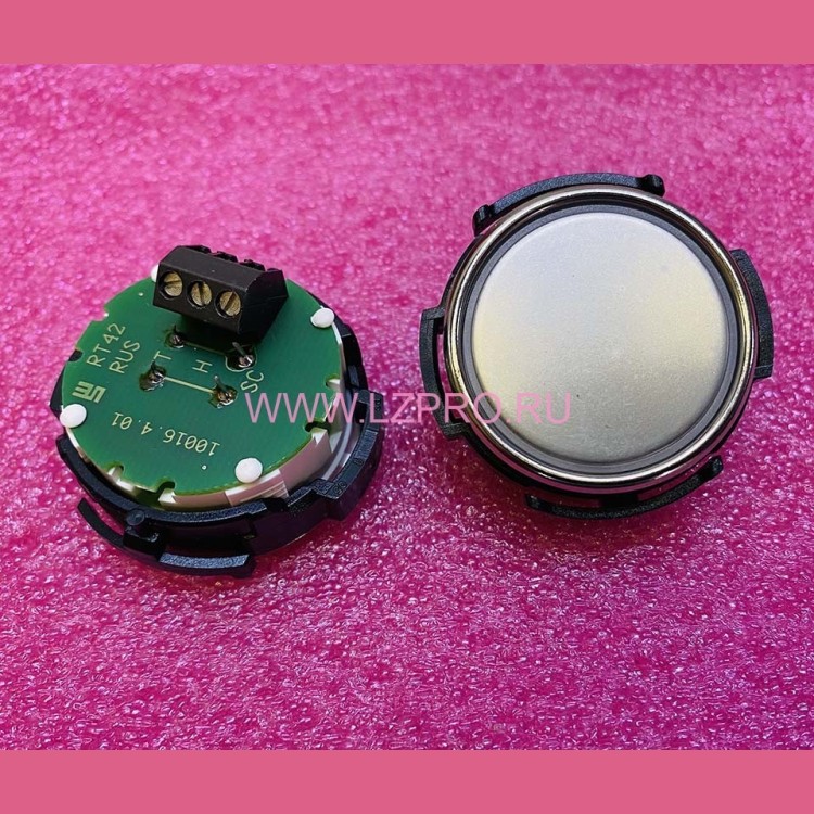 Кнопочный переключатель RT42 RUS (без символов, красная подсветка)