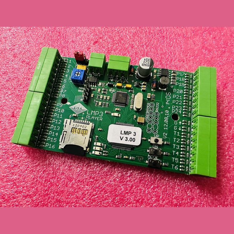 Плата синтезатора голоса с разъемом для карты памяти LMP3 V3.00 Lisa Kleemann