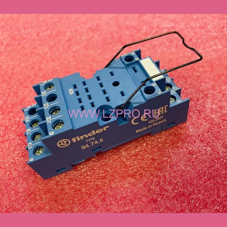 Колодка (розетка) 94.74.9 Finder