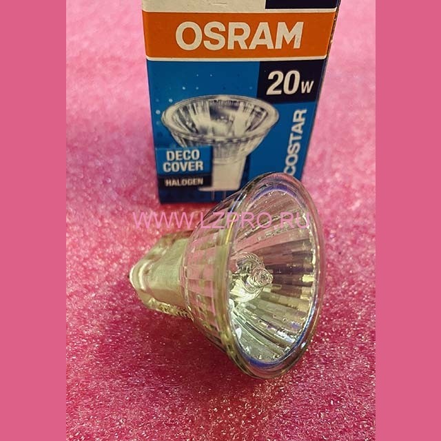 Лампа 20Вт 44890 DECOSTAR WFL 20W 12B GU4 205Лм  OSRAM