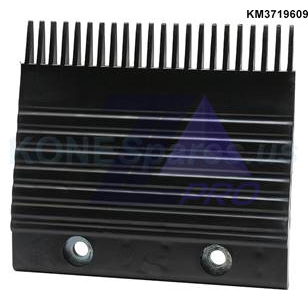 Гребенка 22 зуба центральная черная L=197,4мм тип C KM3719609 Kone