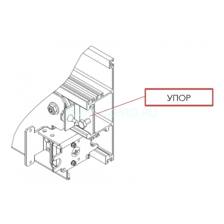 Упор каретки привода ДК PAX Otis