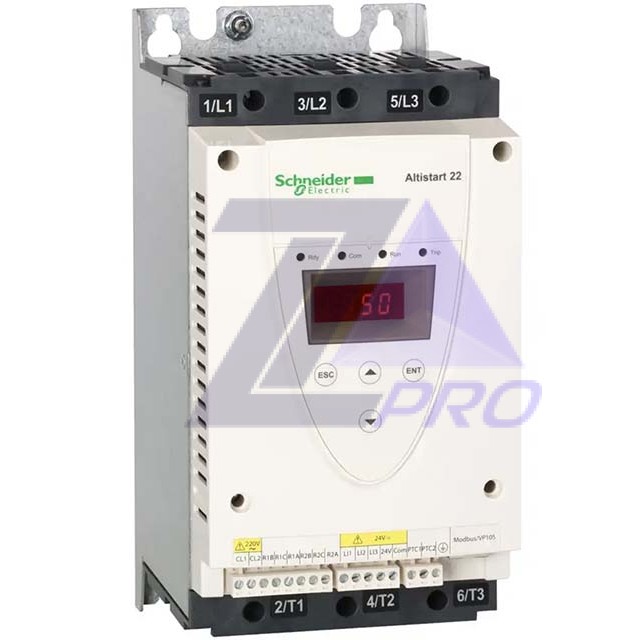 Устройство плавного пуска для асинхронных двигателей 62A Altistart 22 ATS22D62Q Schneider Electric