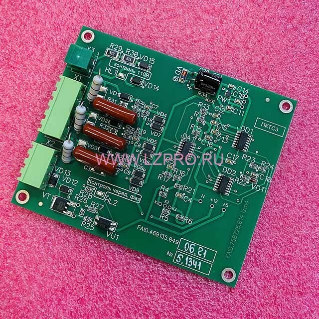 Плата контроля трехфазной сети ПКТС-3 ФАИД.469135.049