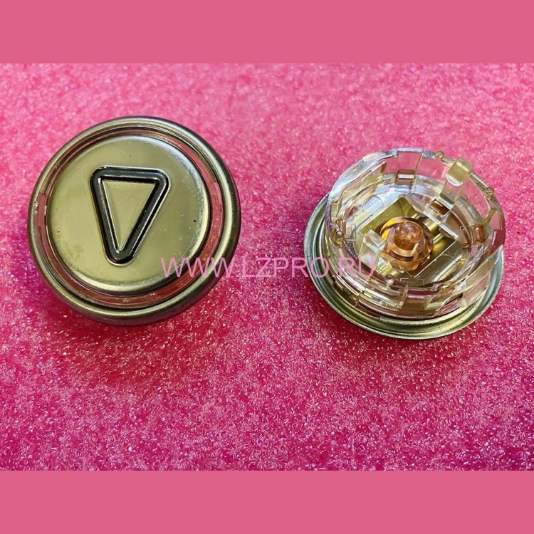 Выключатель кнопочный (толкатель без платы, символ "стрелка") ВКЛ13А-7-3И