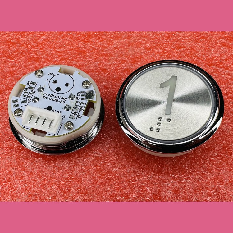 Кнопочный модуль "1" с кодом Брайля SM.04PB/E3 STEP KOYO