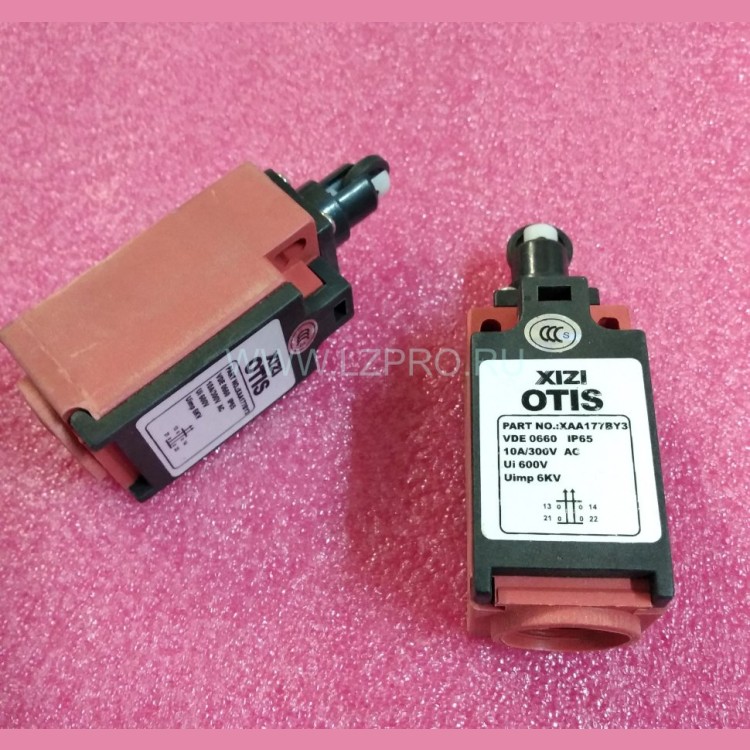 Выключатель самовозвратный LX2-413 XAA177BY3 XIZI Otis