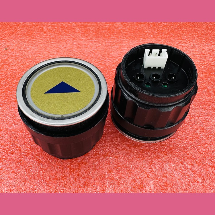 Кнопочный модуль "СТРЕЛКА" зеленая подсветка D2 Schindler