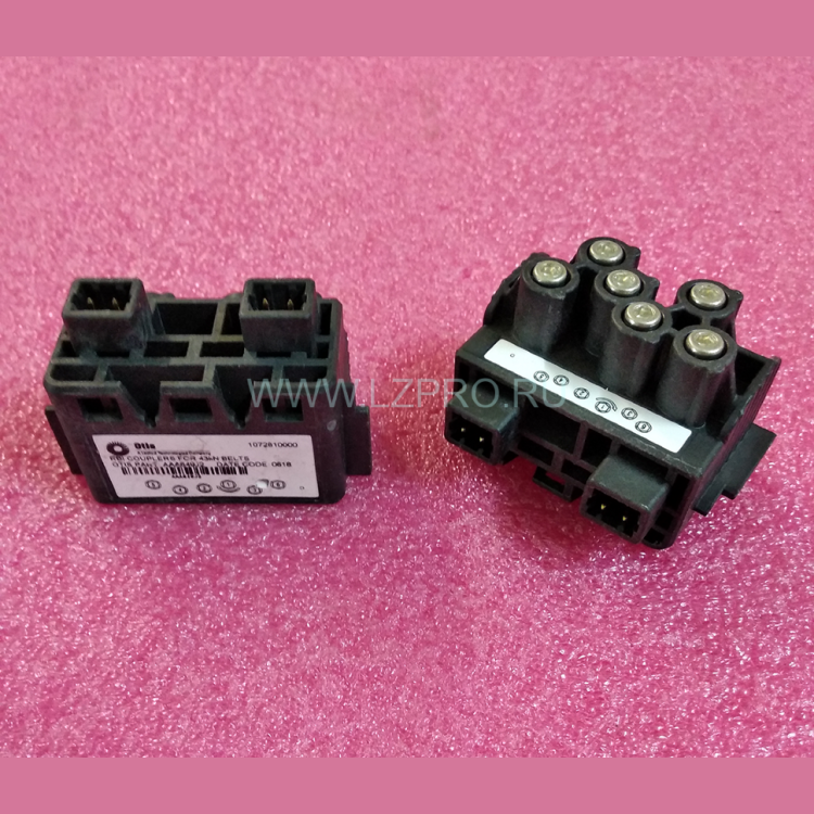 Коннектор с разъемами тяговых ремней 30мм 43кН RBI AAA649J2 Otis