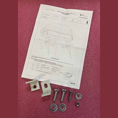 КРЕПЛЕНИЕ КОМПЛЕКТА ЦЕПИ НА ПРОТИВОВЕС ZAA2232S4