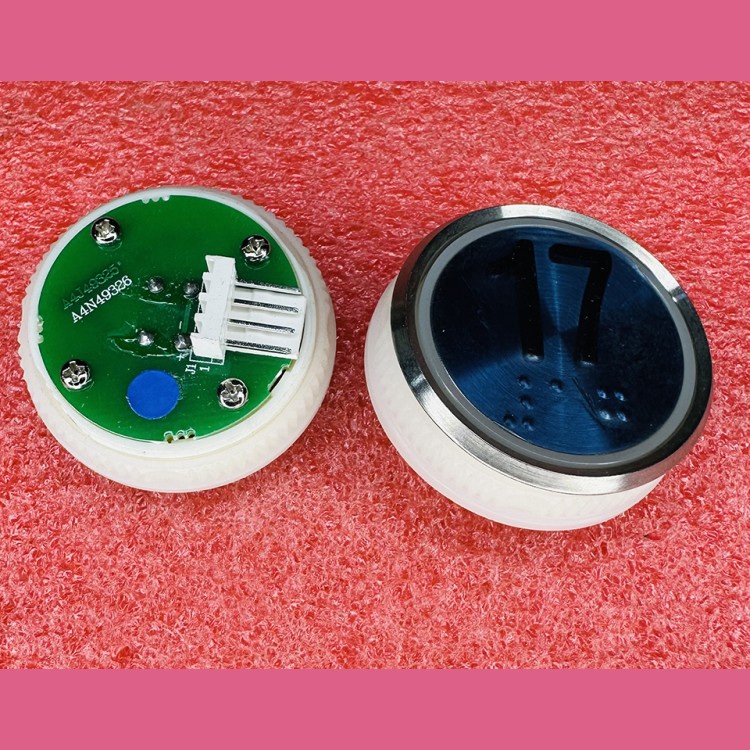 Кнопочный модуль 17 синяя подсветка с шрифтом Брайля  A4N49326 Thyssen