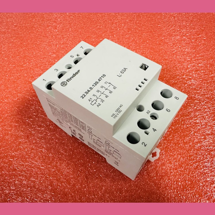Контактор модульный 3NO+1NC 120VAC 63A 22.64.0.120.4710 Finder