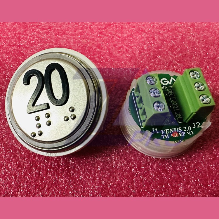 Модуль кнопочный 20 с кодом брайля разъем TH MLEP V.2 Venus Vega