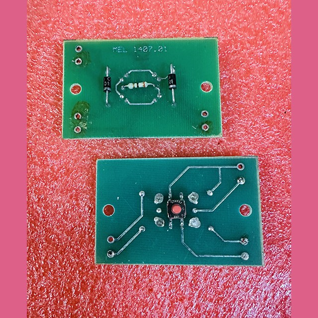 Плата модуля кнопочного красная индикация станция СУЛ 1407.00-11 МЭЛ