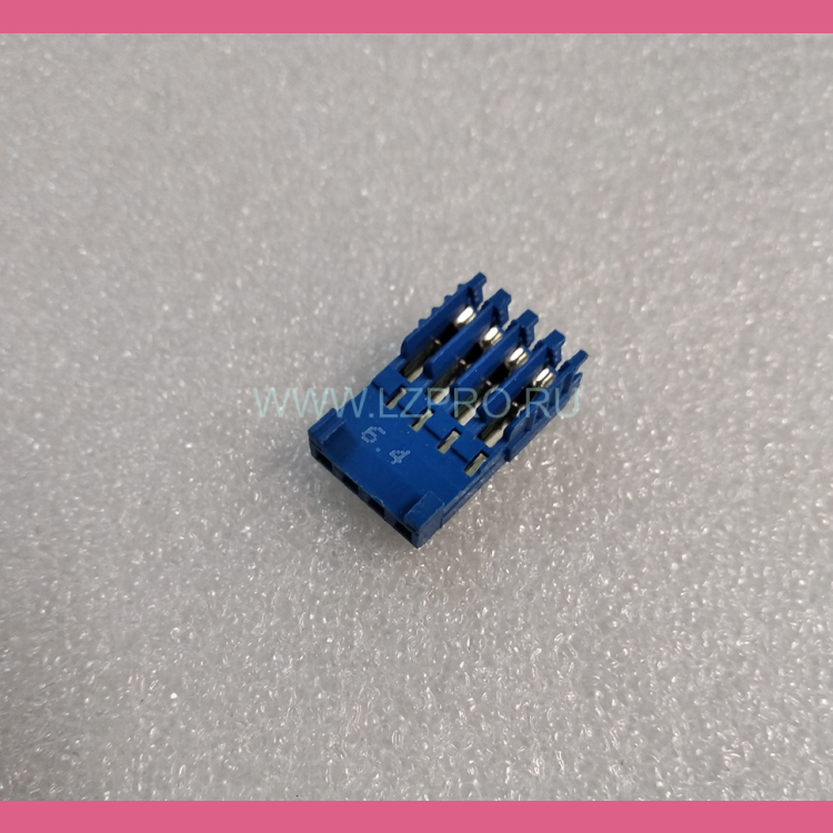 Розетка (штекер) АМР 1х4 конт.шаг 2.54 мм 281783-4