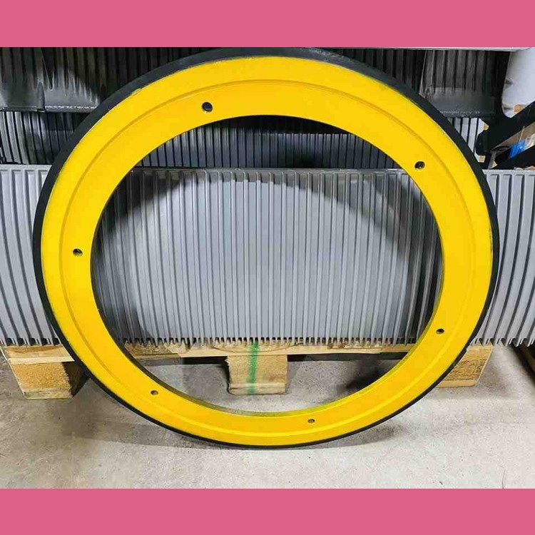 Шкив привода (приводное колесо) поручня эскалатора XO-508 D=557мм M12 XBA290DY1 Otis