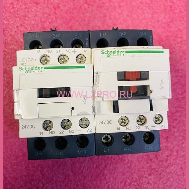Контактор реверсивный 24V DC 11kW LC2D25BD Schneider Electric