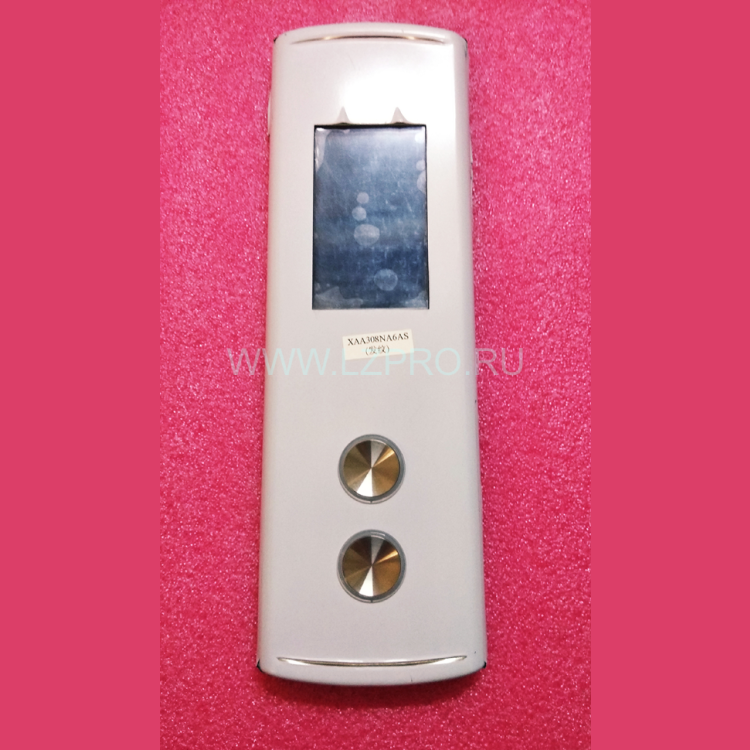 Вызывной пост (2 кнопки подсветка синий ореол с встроенным индикатором) XAA308NA6AS XIZI OTIS