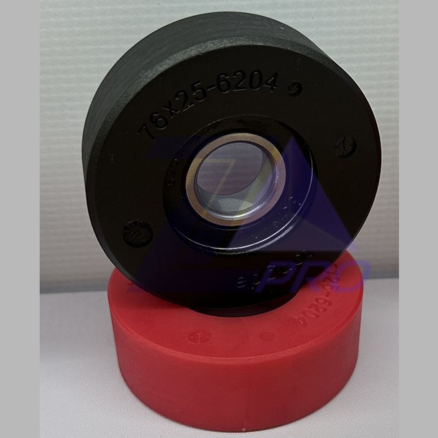 Ролик ступени эскалатора черный 76х25-6204