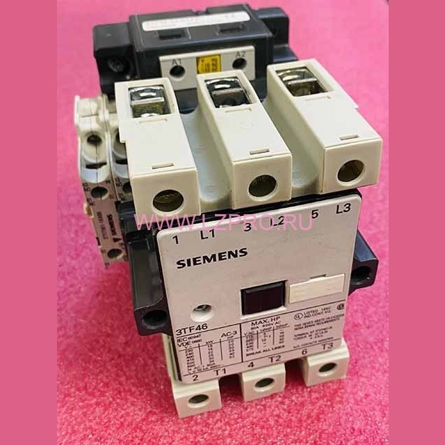 Контактор 110-132V 50-60Hz 80A 39kW 3TF46 44-0AF0 Siemens