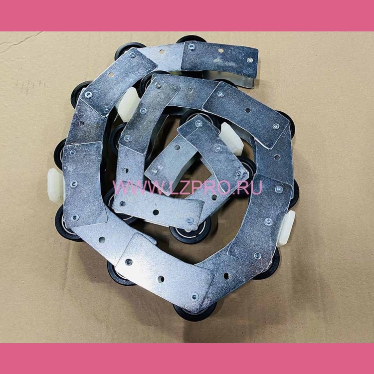 Отклоняющая цепь балюстрады эскалатора на 17 роликов XAA332AB5 XIZI OTIS