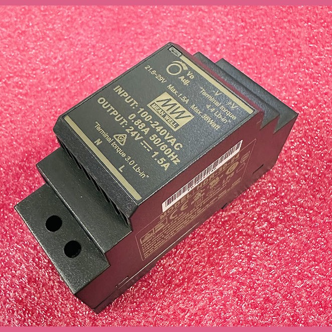 Блок питания 24В 1.5А 36Вт HDR-30-24 Mean Well