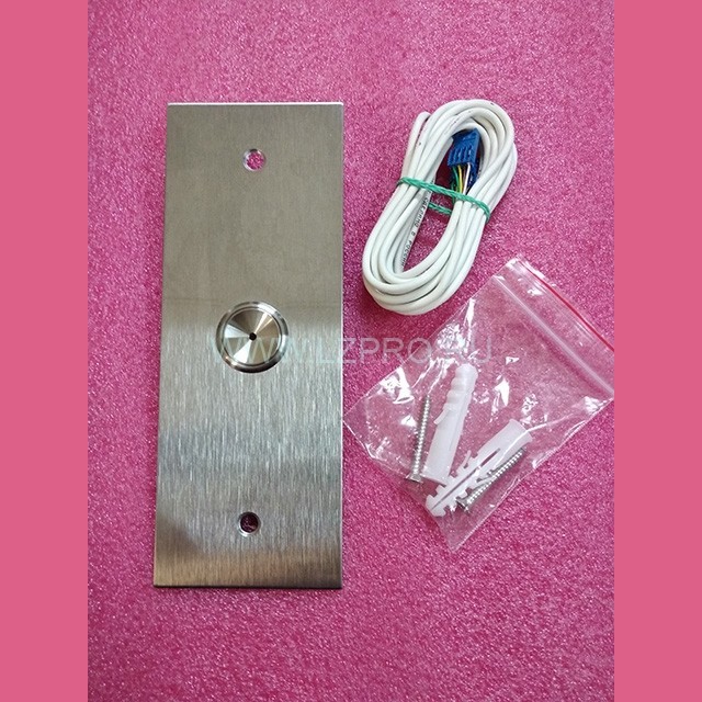 Пост вызова однокнопочный шлифованный плоский ZAA23500X7 Otis