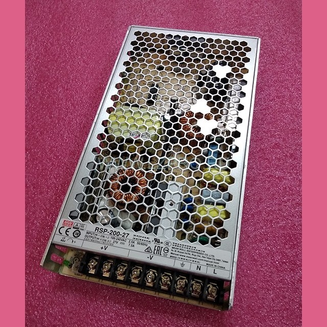 Блок питания SMPS 27V 7,5A 202W RSP-200-27 Mean Well