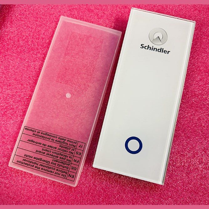 Панель сенсорная LOP5_1 (одна кнопка без индикации, SLOPE 51.QE ID.NR.591875) Schindler 3300/5300, ID.55518813