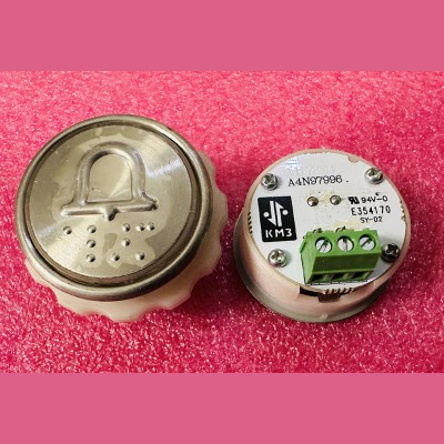 Кнопочный модуль с шрифтом Брайля "колокольчик" разъём под винт A4N...