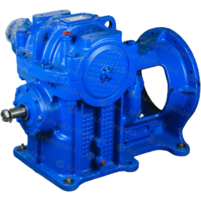 Редуктор лебедки РЧЛ-180х33 348М.02.01.000 исполнение правое МЛЗ