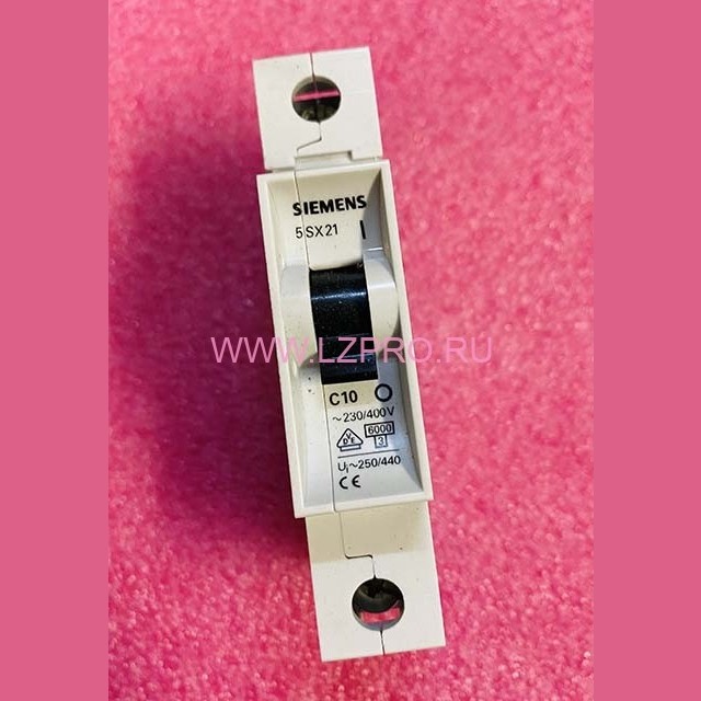Автоматический выключатель 1п 10А х-ка C, Icu=6kA 5SX2 110-7 Siemens