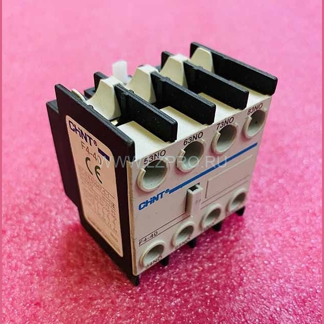 Блок дополнительных контактов 4NO F4-40 Chint