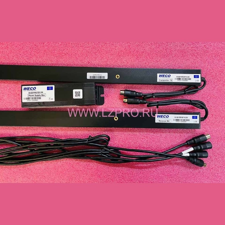 Комплект фотобарьера с блоком питания 03.G5.FER.B174.230 VAC WECO