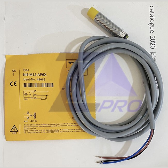 Индуктивный датчик контроля скорости эскалатора Ni4-M12-AP6X 57913855 ThyssenKrupp