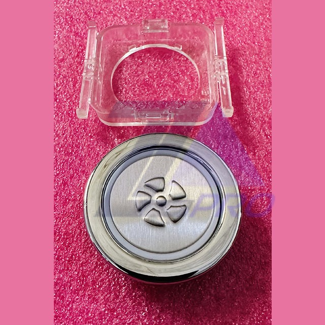 Кнопка приказа круглая, "вентилятор" FMR SATIN Kleemann